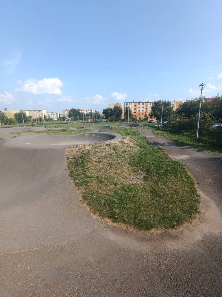 Pumptrack w Sieradzu.
